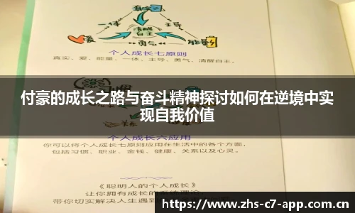 付豪的成长之路与奋斗精神探讨如何在逆境中实现自我价值